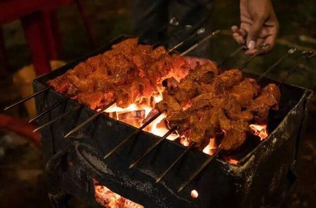 Barbecue at Pawna Lake Camping