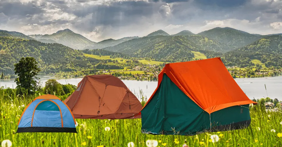 Different Sized Camping Tents