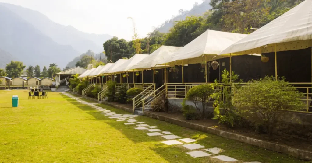 Choose the best campsite in Rishikesh